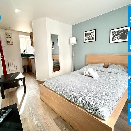 Studio 2 People Wifi Netflix Proche Paris Apartment Le Pre-Saint-Gervais Luaran gambar