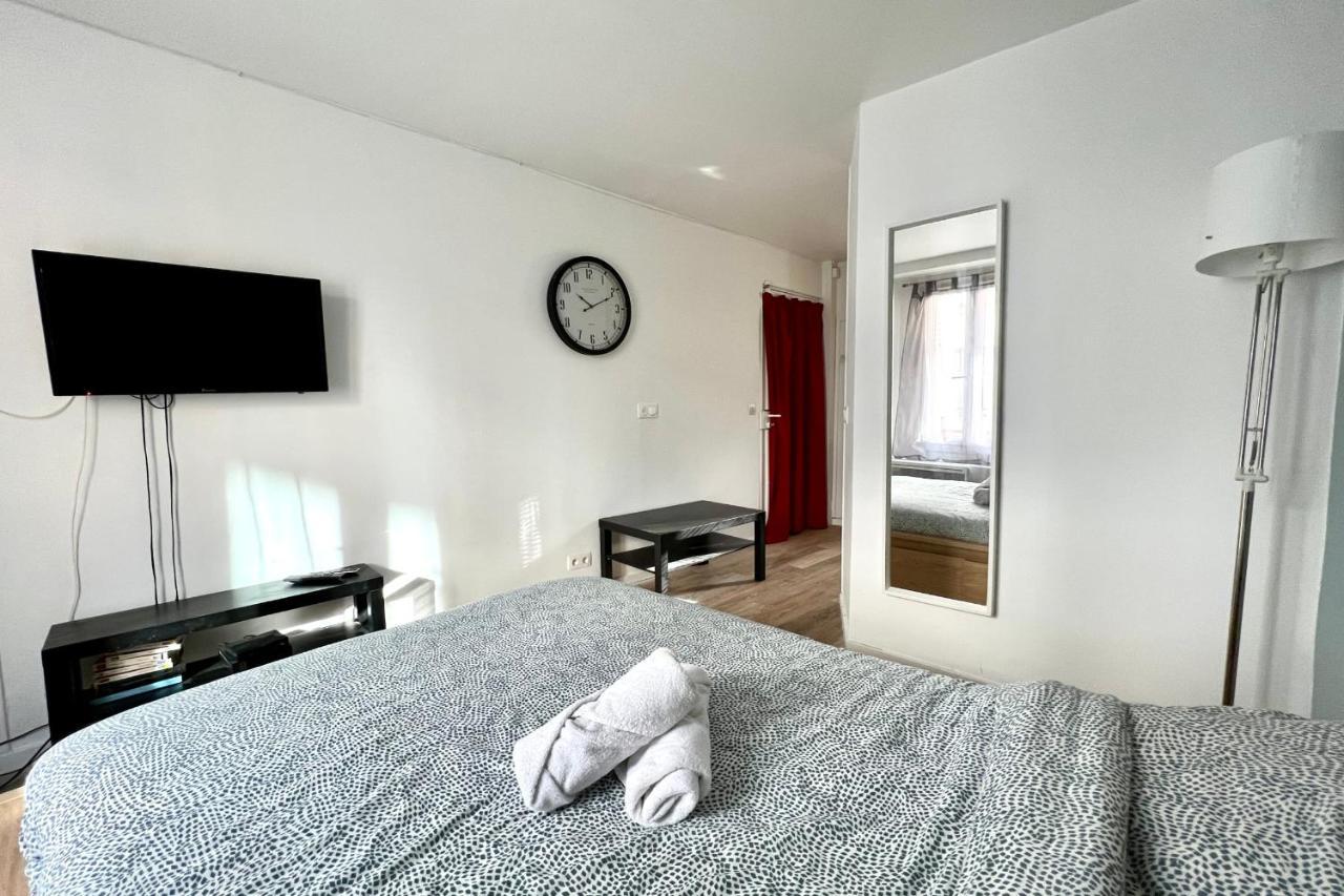 Studio 2 People Wifi Netflix Proche Paris Apartment Le Pre-Saint-Gervais Luaran gambar